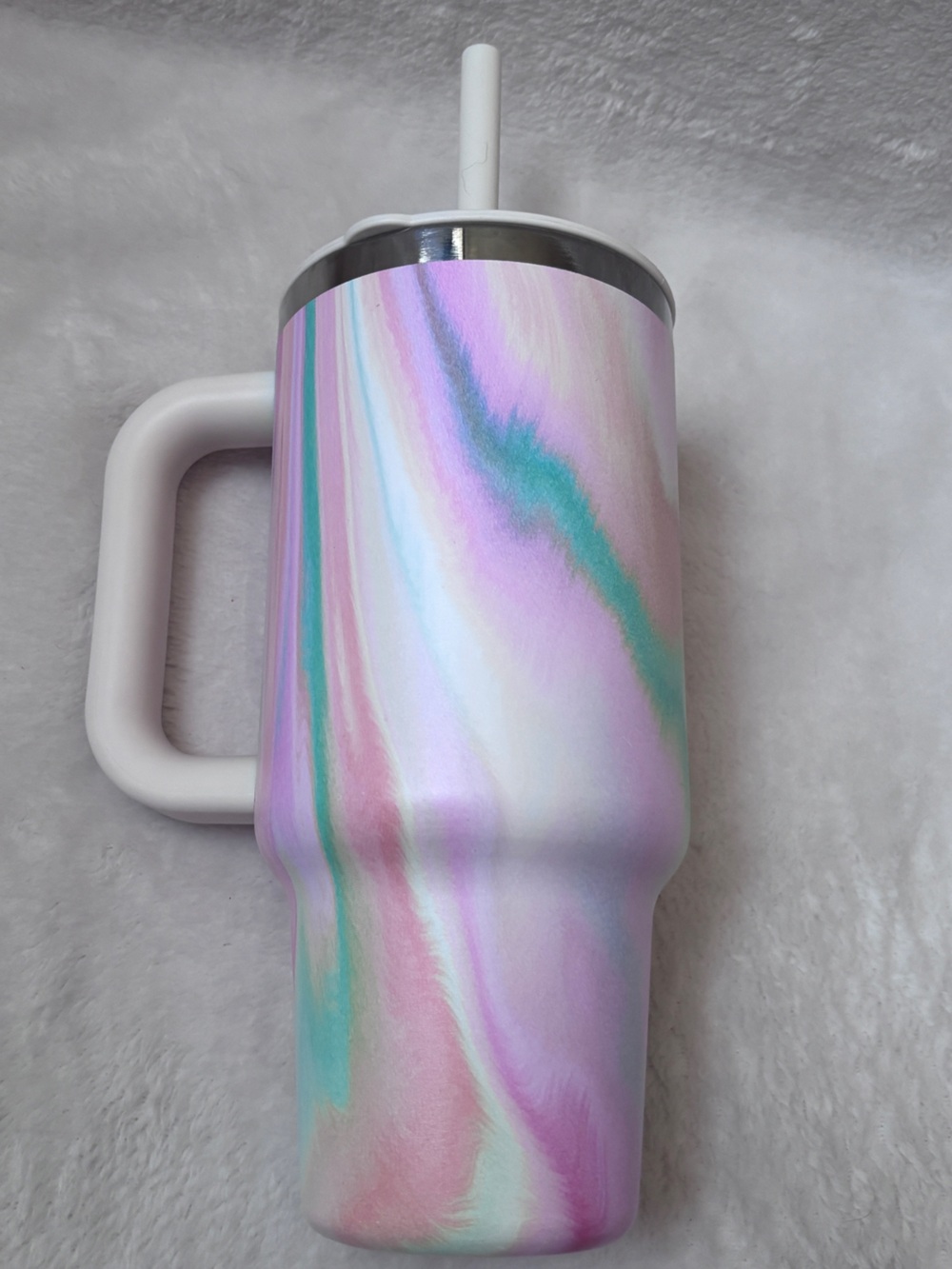 Hydro Flask 32oz Sugar Rush Limited Edition Travel Tumbler Cup Handle Straw - Picture 5 of 8